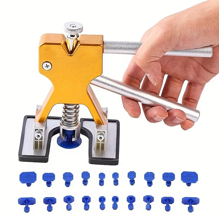 Fix Car Dents Instantly  Paintless Body Dent Repair Kit with Puller Tabs  Mats for Minor Damage Optional Accessories Available