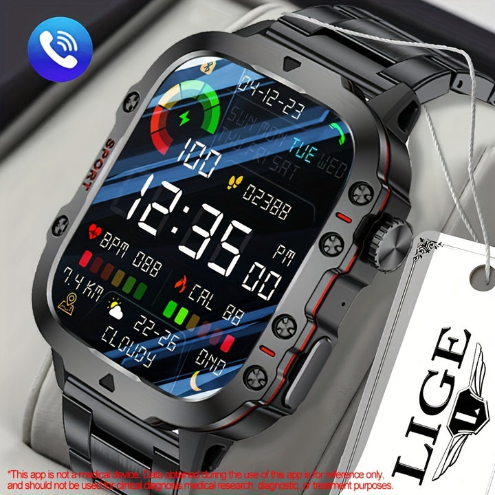 Mens Smartwatch with Voice Assistant and Multiple Sports Modes  26NK