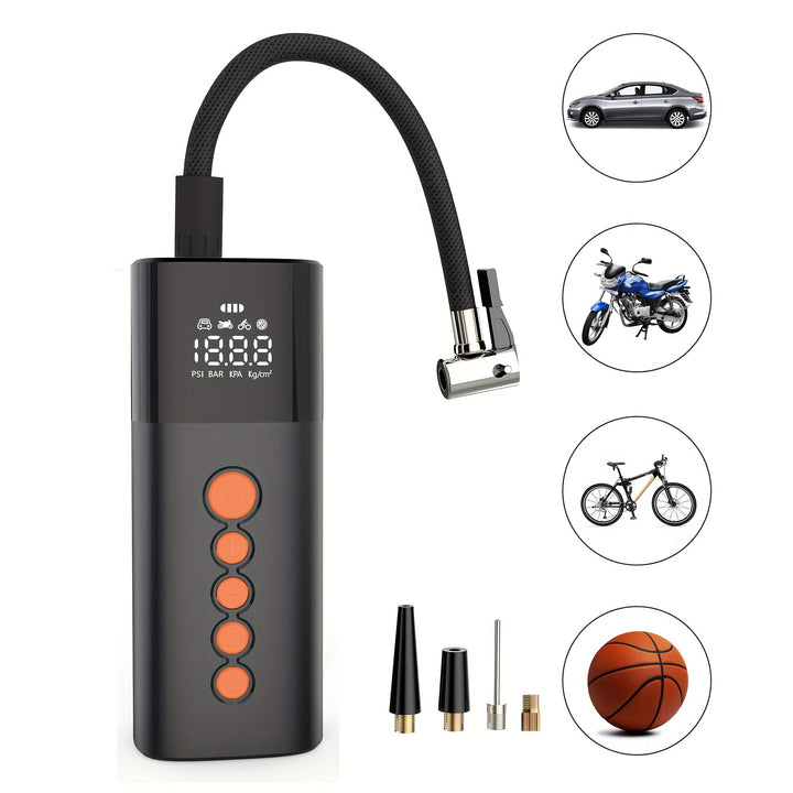 Tire Inflator 150 PSI Portable Air Compressor with 9000mAh Battery  TJRGALB