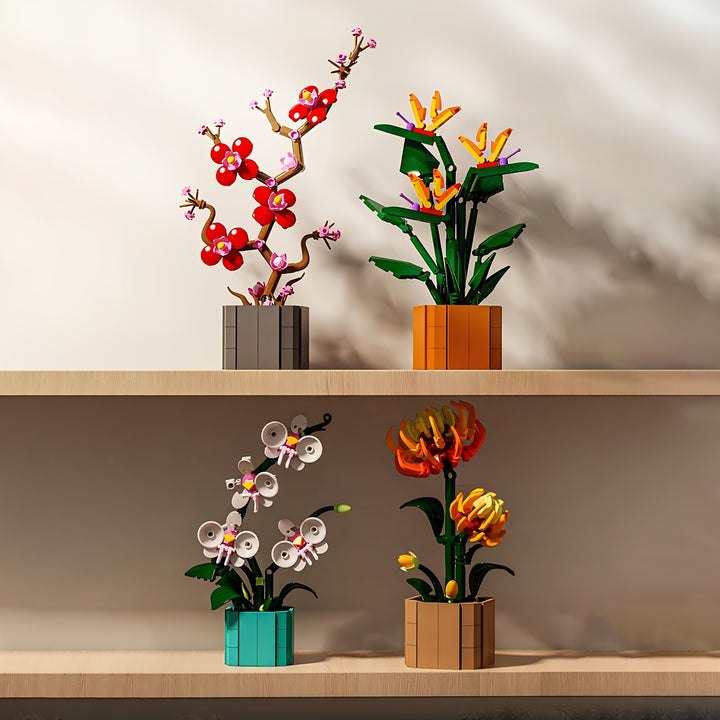 Block Bouquet Floral Building Blocks  SA29