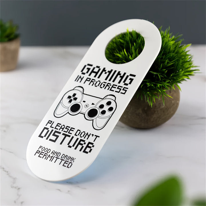 Gaming in Progress Room Door Sign  IG89