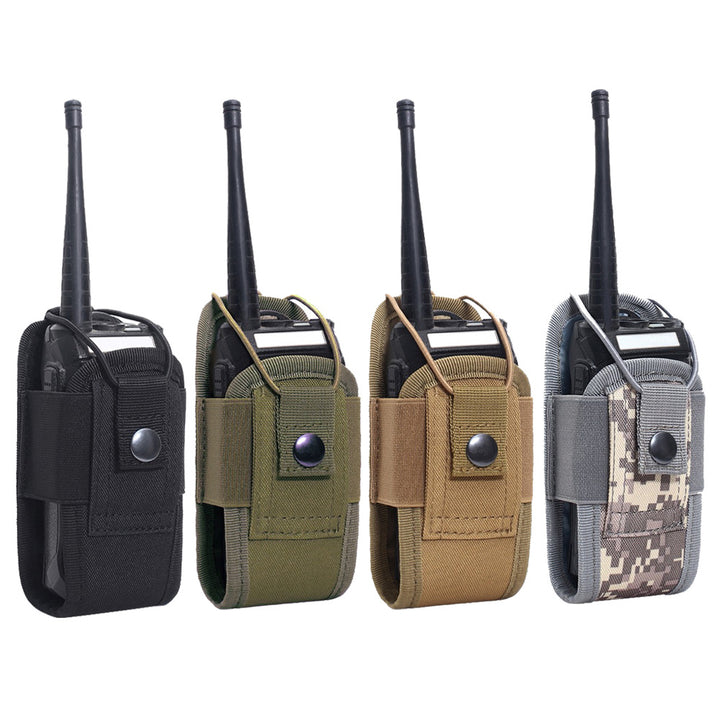 Durable Molle Radio Pouch for Walkie Talkies  Perfect for Hunting Climbing and Outdoor Activities