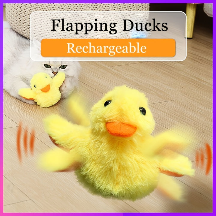 Flapping Wings Duck Interactive Cat Toy  Z0DS