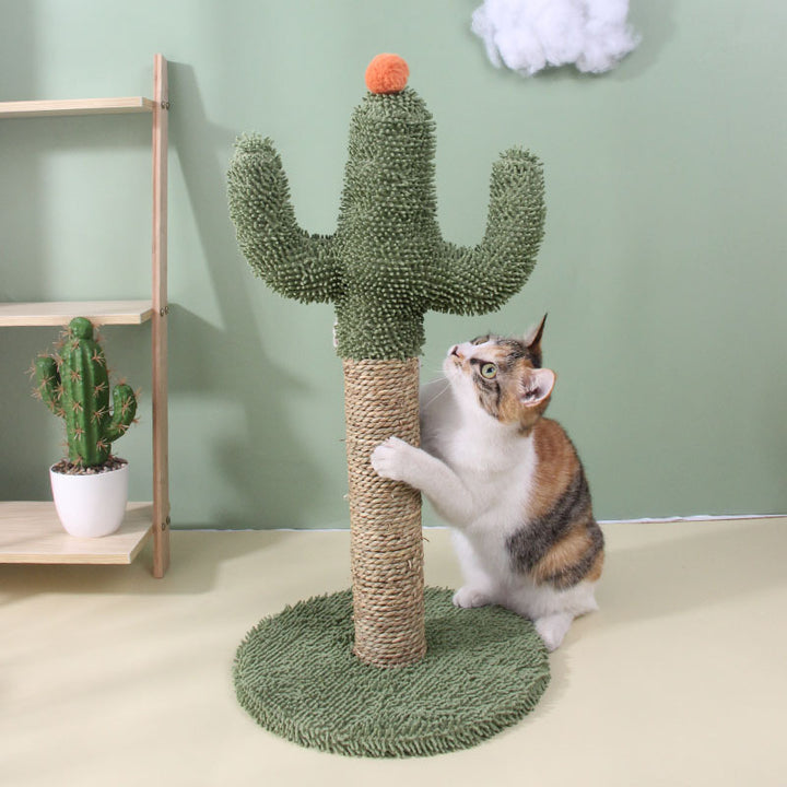 Interactive Cactus Cat Scratcher Toy  JN0K