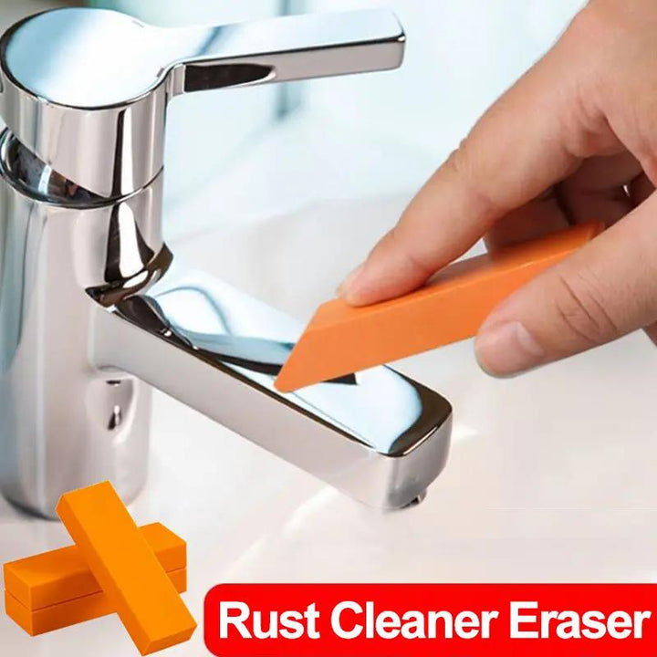 1pc Easy Limescale Eraser Remove Rust And Scale From Bathroom And Kitchen Surfaces With Rubber Brush