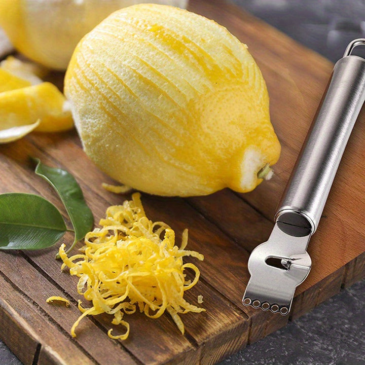 1pc Lemon Zester Grater Stainless Steel Peeler Kitchen Stuff Kitchen Accessories Kitchen Gadgets For Restaurant Eid AlAdha Mubarak