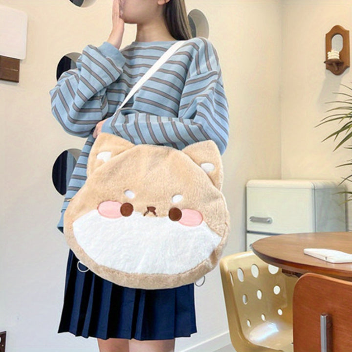 Cartoon Dog Plush Backpack  NDO4