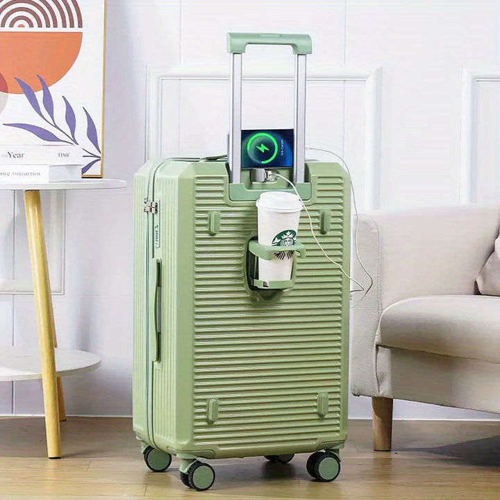 50860967112 Cm Trolley Suitcase Functional Large Capacity Luggage Travel Suitcase With Spinner Wheel  Password Lock3S6T