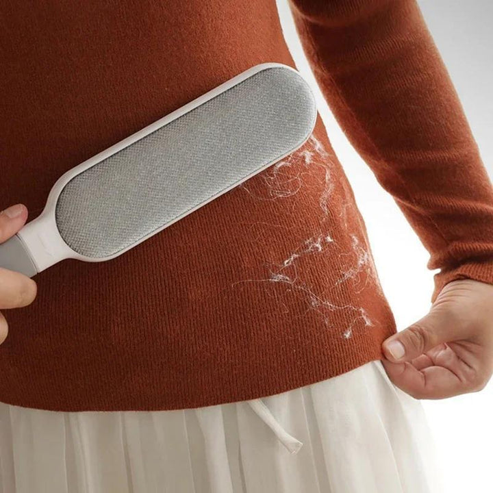 1pc Reusable Lint Brush Doublesided Pet Hair Removal Brush Manual Electrostatic Sticky Lint Pet Hair Dust Brush Carpet Pet Dog Cat Hair Remover Brush For Clothing Sofa Furniture Bedding Carpet Cleaning Tool
