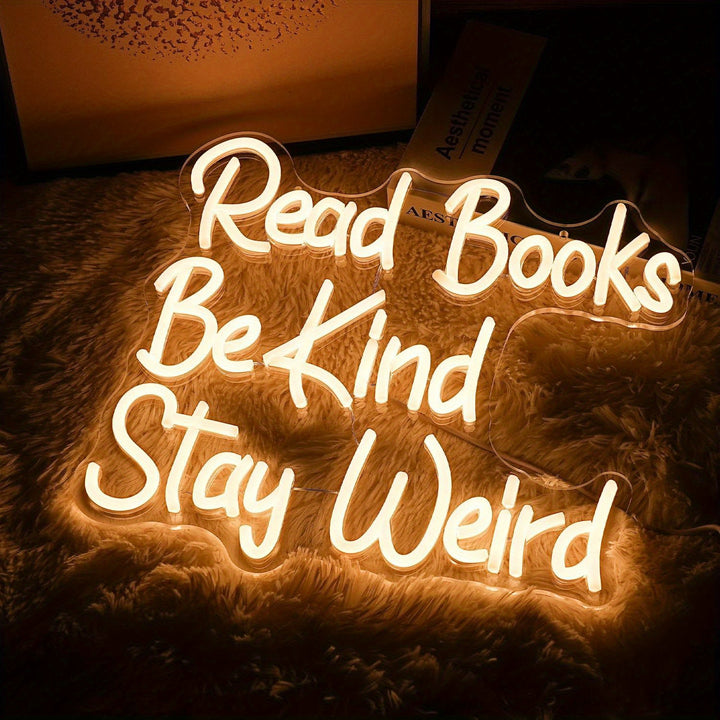  Read Kindness Keep Weird Neon Sign Letters LED Neon Dimmable USBpowered  RBTK
