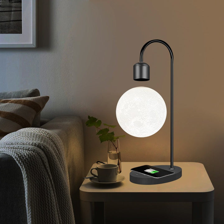 Creative Magnetic Suspension Moon Table Lamp  IWX2