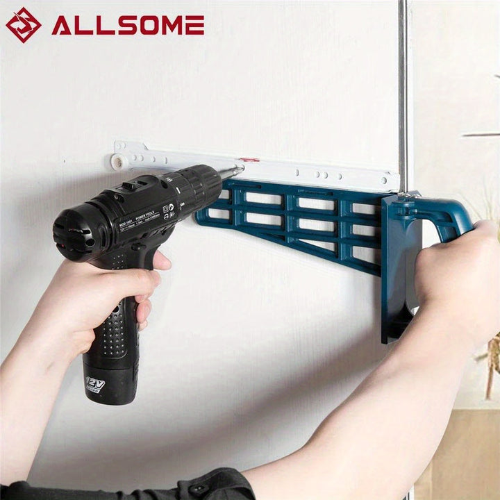 1pc Universal Drawer Slide Jig Plastic Construction Cabinet Hardware Jig Guide Quick Installation Tool For Drawer Slides EasytoUse Hardware Fitting Accessory