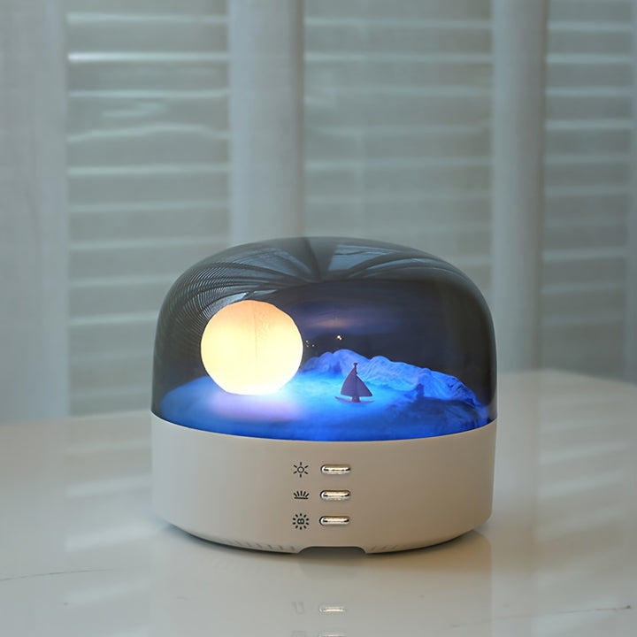 Crescent Sound Night Light High Appearance Level Gift Decoration Eye Protection Atmosphere Light Indoor Night Light Eid AlAdha Mubarak