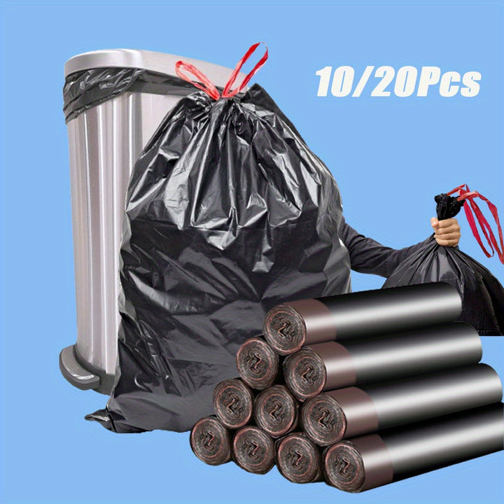 HeavyDuty 13249 L Trash Bags  Extra Large Black For Home  Outdoor UseQ1I8