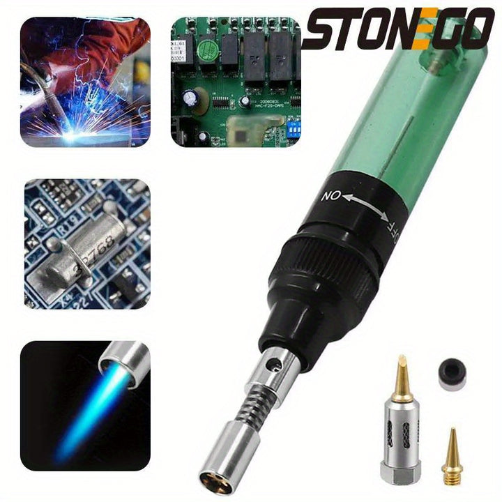 STONEGO 3in14in1 Portable Small Air Soldering Iron Home Welding Repair Tool Penstyle Air Soldering Iron Cordless Welding Iron Soldering Tool for Circuit Boards and Motherboards