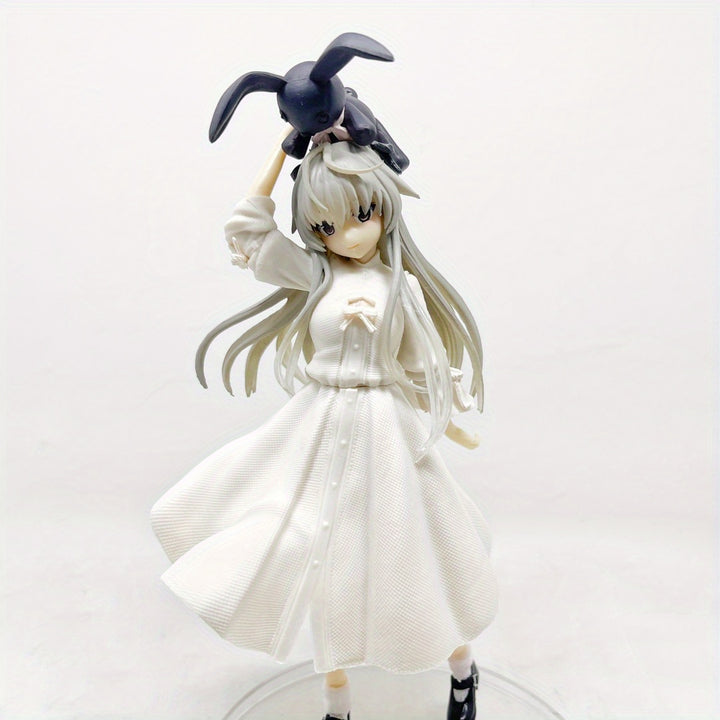 Charming Bunny Dress Anime Girl Figurine  P9CK