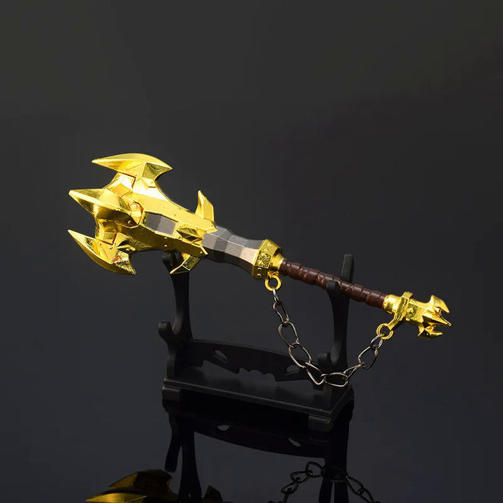 VintageStyle Metal Weapon Model Keychain  1499cm Zinc Alloy Perfect For Collectors  Boys Room Decor Ideal Birthday Gift