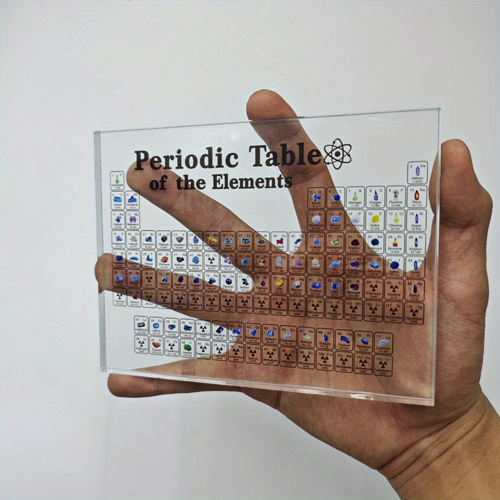 Acrylic Real Element Periodic Table Display  NJ9998