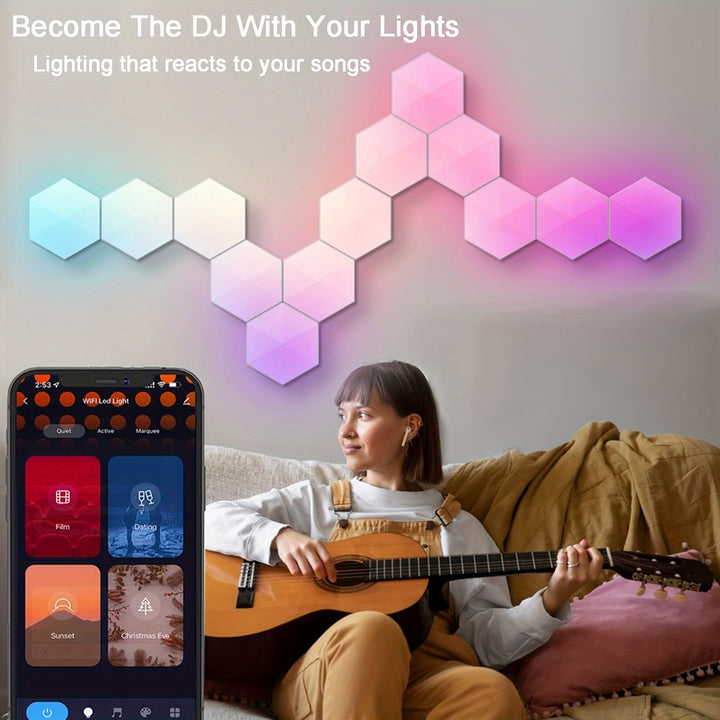 Hexagon Wall Smart RGB Panels USB Powered  DUW9