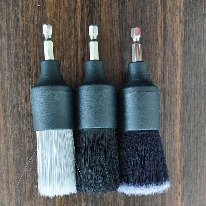 Fires PVC 3Piece Electric Drill Brush Attachment Set for Detailing and Cleaning Wheels Body Gaps  Multifunctional Power Scrubber Kit
