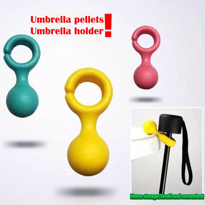 Silicone Umbrella Clip  Durable Cute  Versatile Accessory for Outdoor Use and Home Storage Umbrella Accessories Candy Color Outdoor Storage