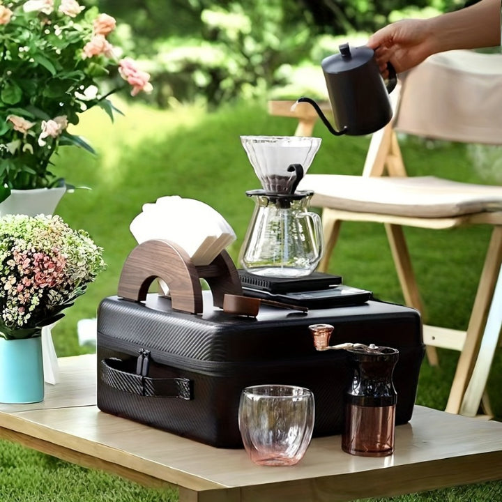 Outdoor Coffee Maker Kit with Grinder APS52