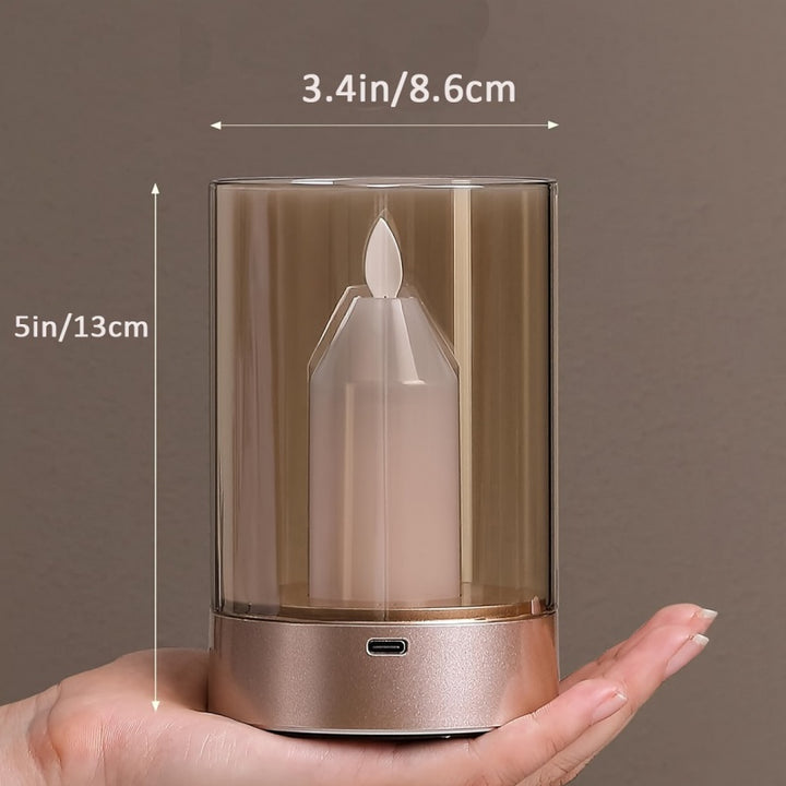 USB Rechargeable LED Candle Lamp with Motion Sensor  j1aep