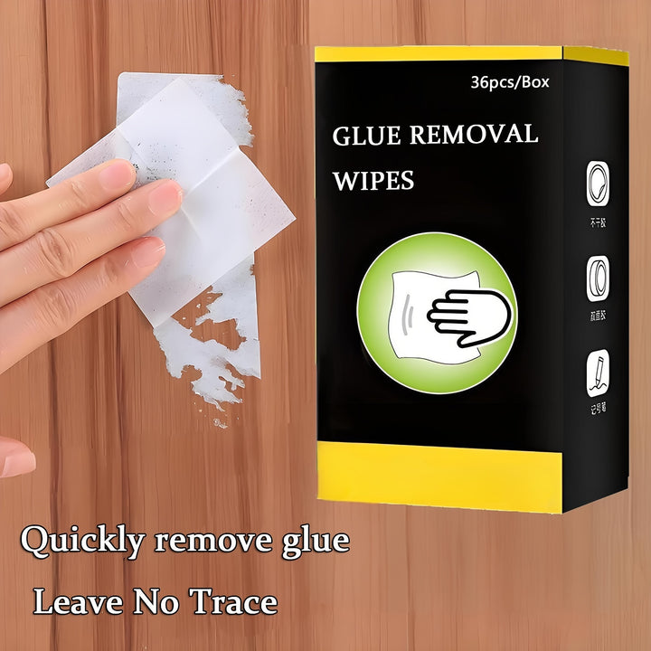 36Pack Glue Removal Wipes Portable  ResidueFreeGJEO