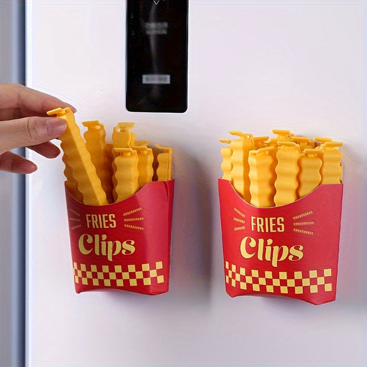 Potato Chip Seal Clip Storage Set