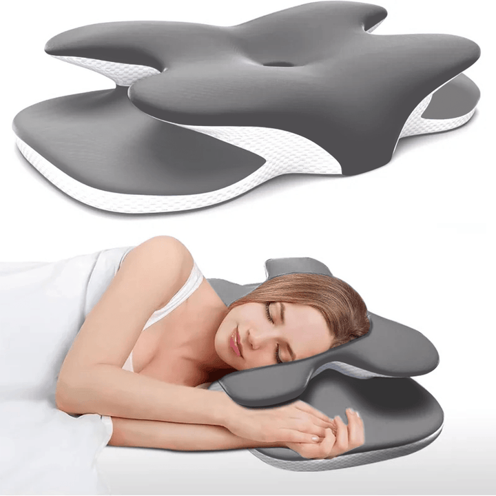 Memory Foam Butterfly Pillow Adjustable Neck Support  NJ9822