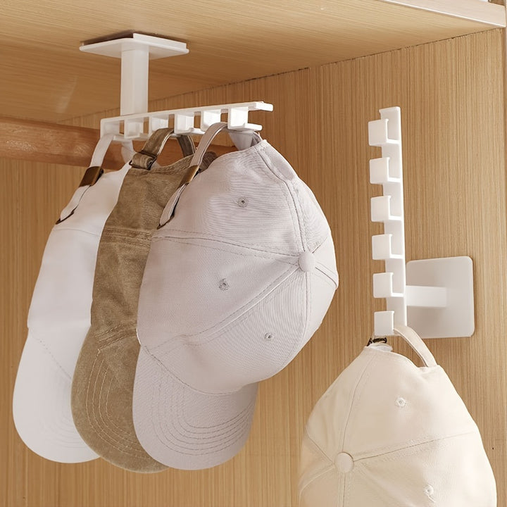 6 Hook Wall Mounted Hat Organizer Rack  APS17