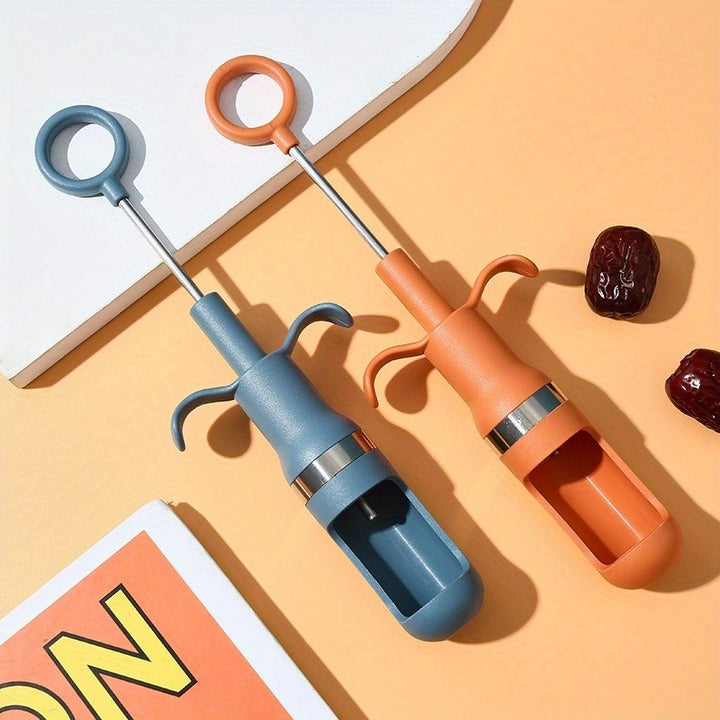 EasytoUse Cherry Pitter  Manual No Electricity Needed Stainless Steel Jujube  Date Corer Kitchen Gadget for Quick Core Removal