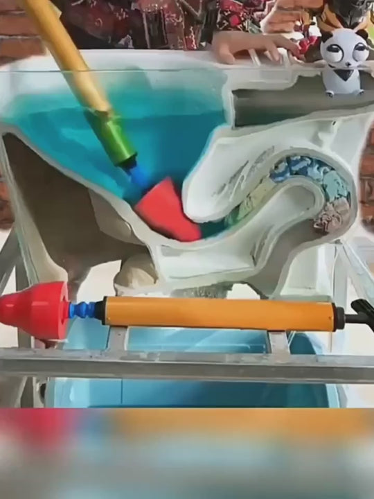 HeavyDuty Pneumatic Toilet Plunger HighPressure Drain Blaster Cleaner With HumanHandled Pump Design Rubber Material Clog Remover for Toilets Sinks Pipes