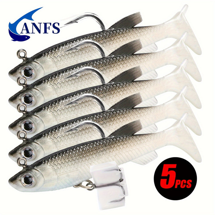  8cm Soft Fishing Lure with Cool Hooks  LWCB