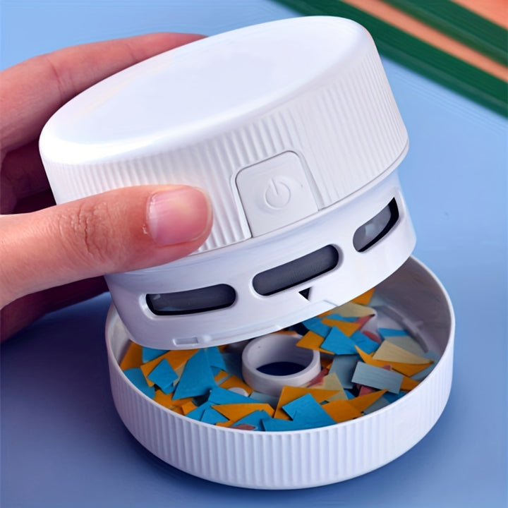 Compact Portable Vacuum Cleaner Perfect For Home Office And Car Use Mini Cute Desktop Dust Cleaner Desktop Cleaner Portable Corner Table Vacuum Cleaner Mini Cute Vacuum Cleaner Dust Sweeping