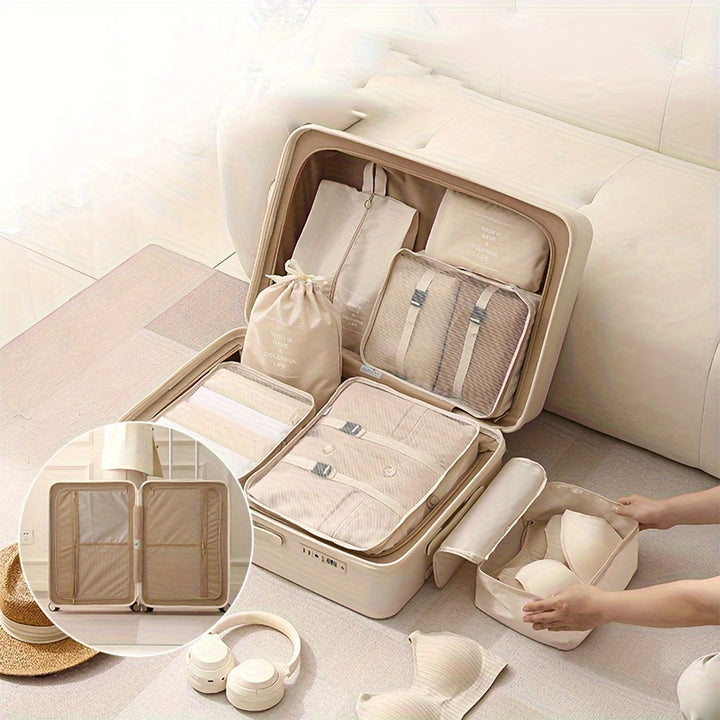 9piece Travel Luggage Packing Cube Organizer Set  C3JN