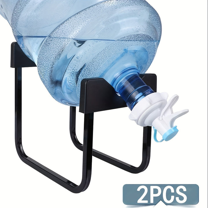 2pcs Set NonSlip Water Dispenser  Cooler Stand with Drinking Valve  Perfect for Kitchen  Dining