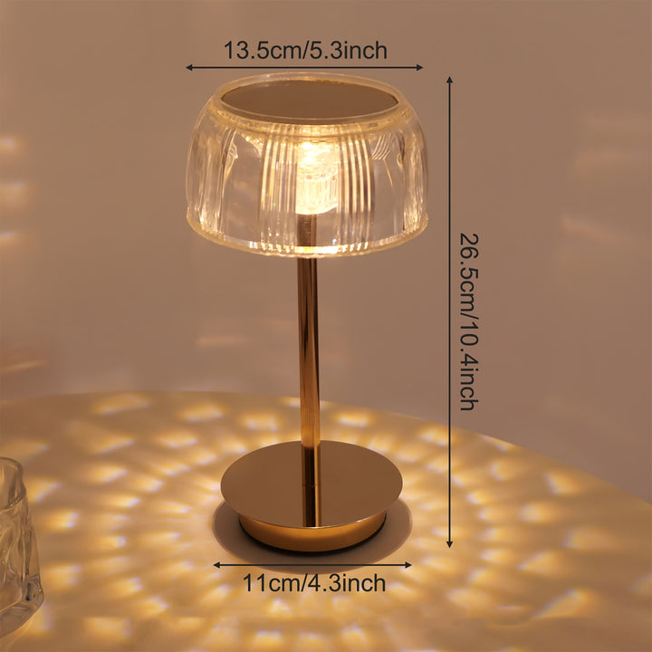 Crystal Cordless Touch Table LampAMLIUNH