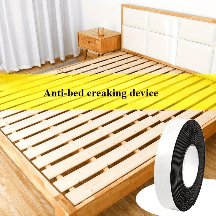 1pc 5m AntiCreaking Device SelfAdhesive Soundproof Strip Bed Slats Noise Reduction Pad PVC Material Black for Bed Window Door Gaps Soundproofing Industrial  Scientific 2 Rolls Recommended White  Yellow Random Pack