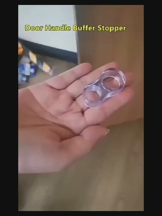 TopRated 2pcs6pcs Clear PVC Door Stopper Rings  Quiet ShockAbsorbing Handle Bumpers for Wall Protection