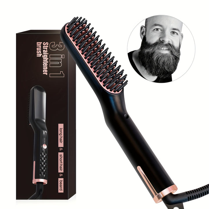 Portable DualVoltage Beard Straightener Comb67D3