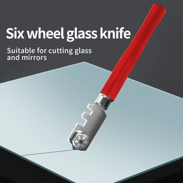 Six Wheel Glass Knife for Household Glass  Ceramic Tile Cutting  TJR1MGO