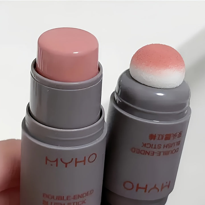 Poke Blush Stick Doubleended Expansive Color Natural Long Lasting Matte Makeup Monochrome Creamy Rouge Blush Stick