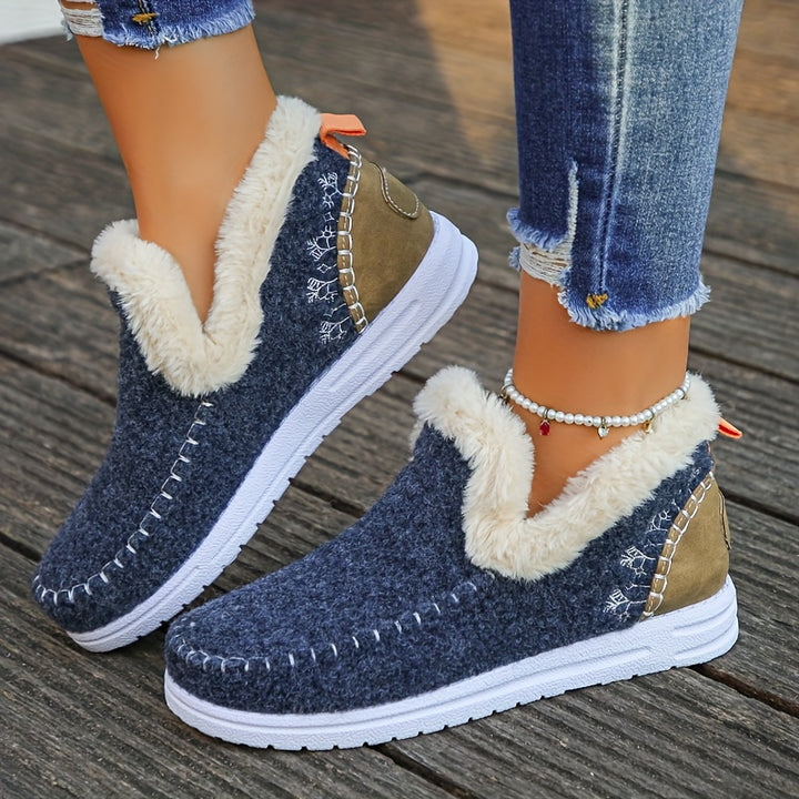 Womens Multicolor FleeceLined SlippersAMLJUIIJHGB