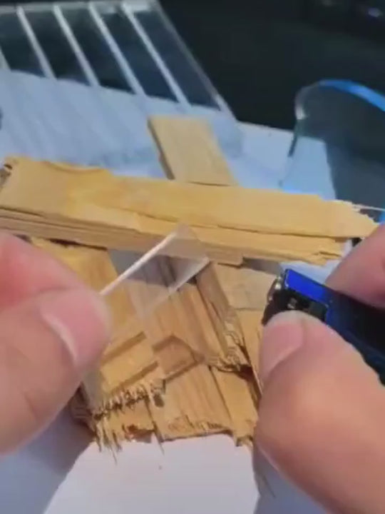 Emergency Fire Starter Kit 50Pack  Glass Ignition Strips for Camping Hiking Survival  Smokeless Odorless Waterproof Compact Design  Safe  Reliable Fire Starting Tools  Accessories