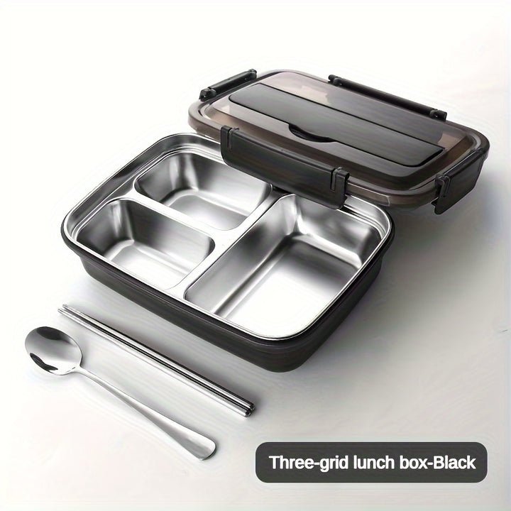 Stainless Steel 3Compartment lunch Box RZN268
