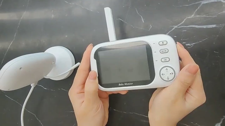 USB Powered HD Baby Monitor with Infrared Night Vision TwoWay Audio Temperature Detection Lullabies and Smart Home Security Camera Integration  Video Replay No Battery Required