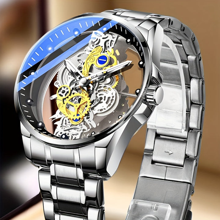 Golden Skeleton Mens Watches  BIQJ