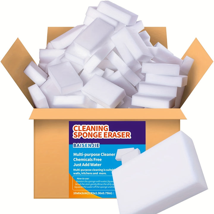 Customer Favorite Magic Eraser Sponges  51020100pcs UltraDurable Melamine Cleaning Pads for Walls Ovens Windows Showers Kitchens  Shoes