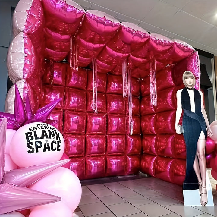 25Pack Magenta Pink Foil Balloons for Celebrations10EW